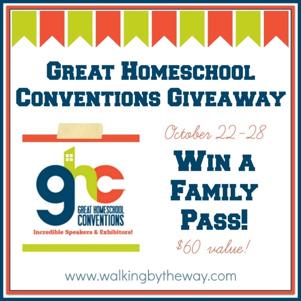 Great Homeschool Conventions Giveaway Walking by the Way