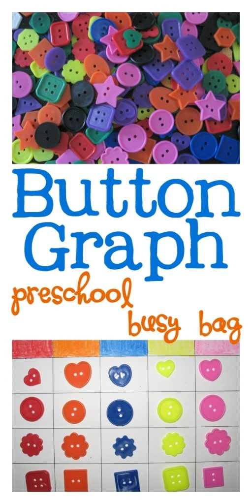 button graph for preschool hands on math activity walking by the way