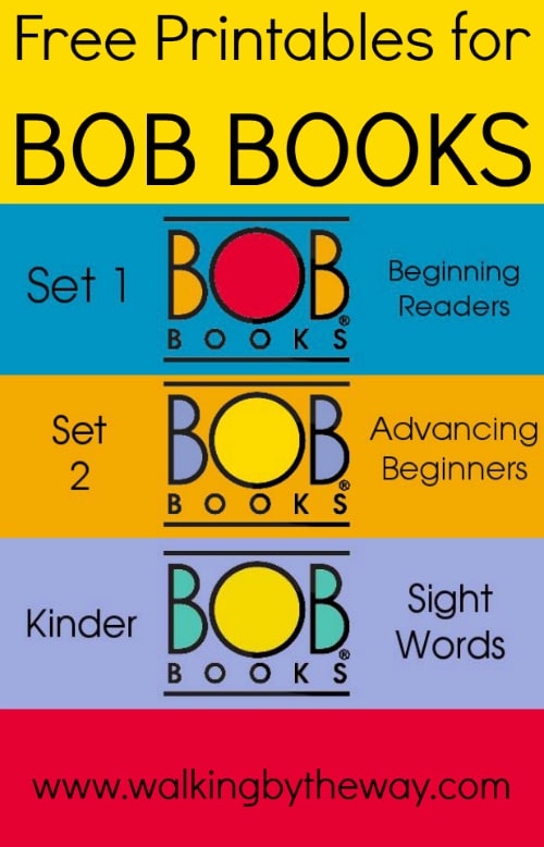 BOB Book Printables Walking By The Way