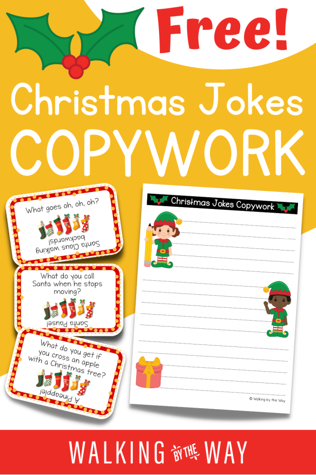 Christmas Jokes for Copywork - Walking by the Way