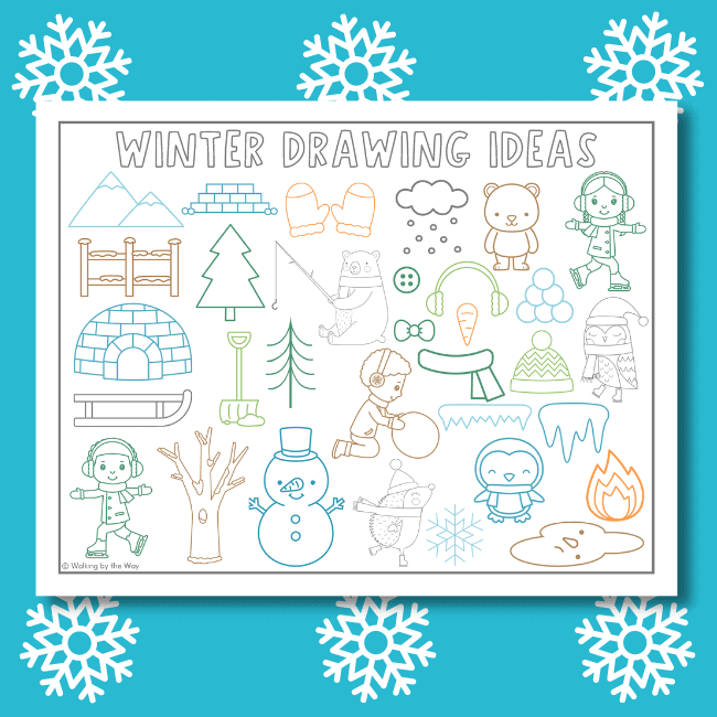 Winter Season Hand Drawn Elements Stock Illustration - Download Image Now -  Winter, Drawing - Activity, Doodle - iStock