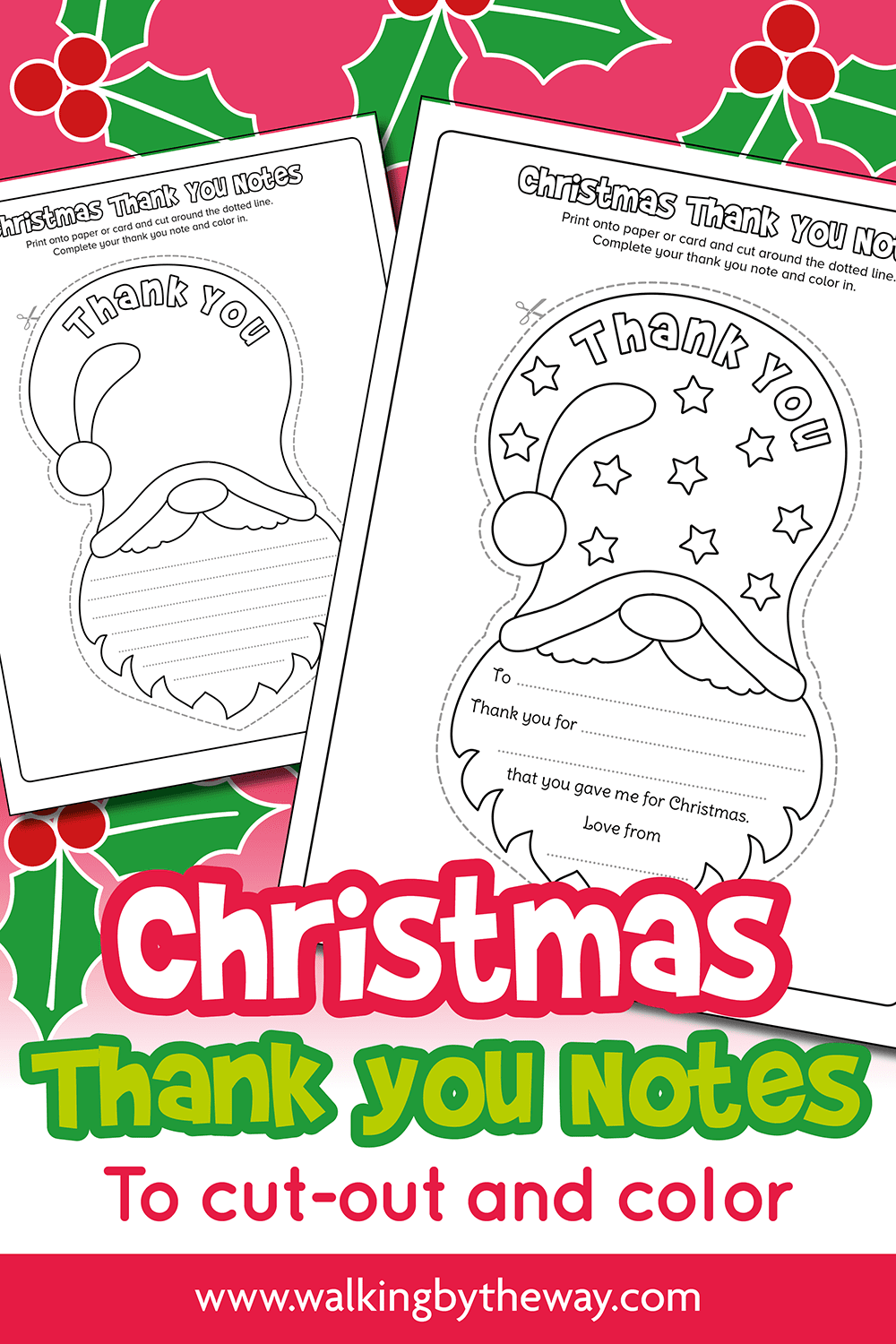 christmas thank you notes