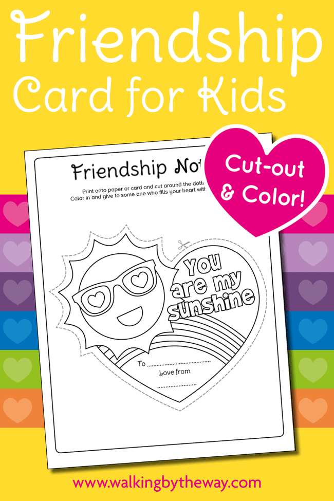 Printable Friendship Card