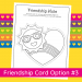 Free Printable Friendship Card for Kids - Walking by the Way