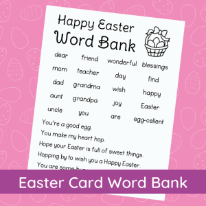 Free Printable Easter Card to Color - Walking by the Way