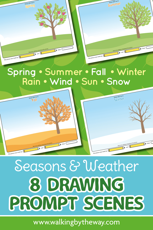 spring season pictures for kids drawing